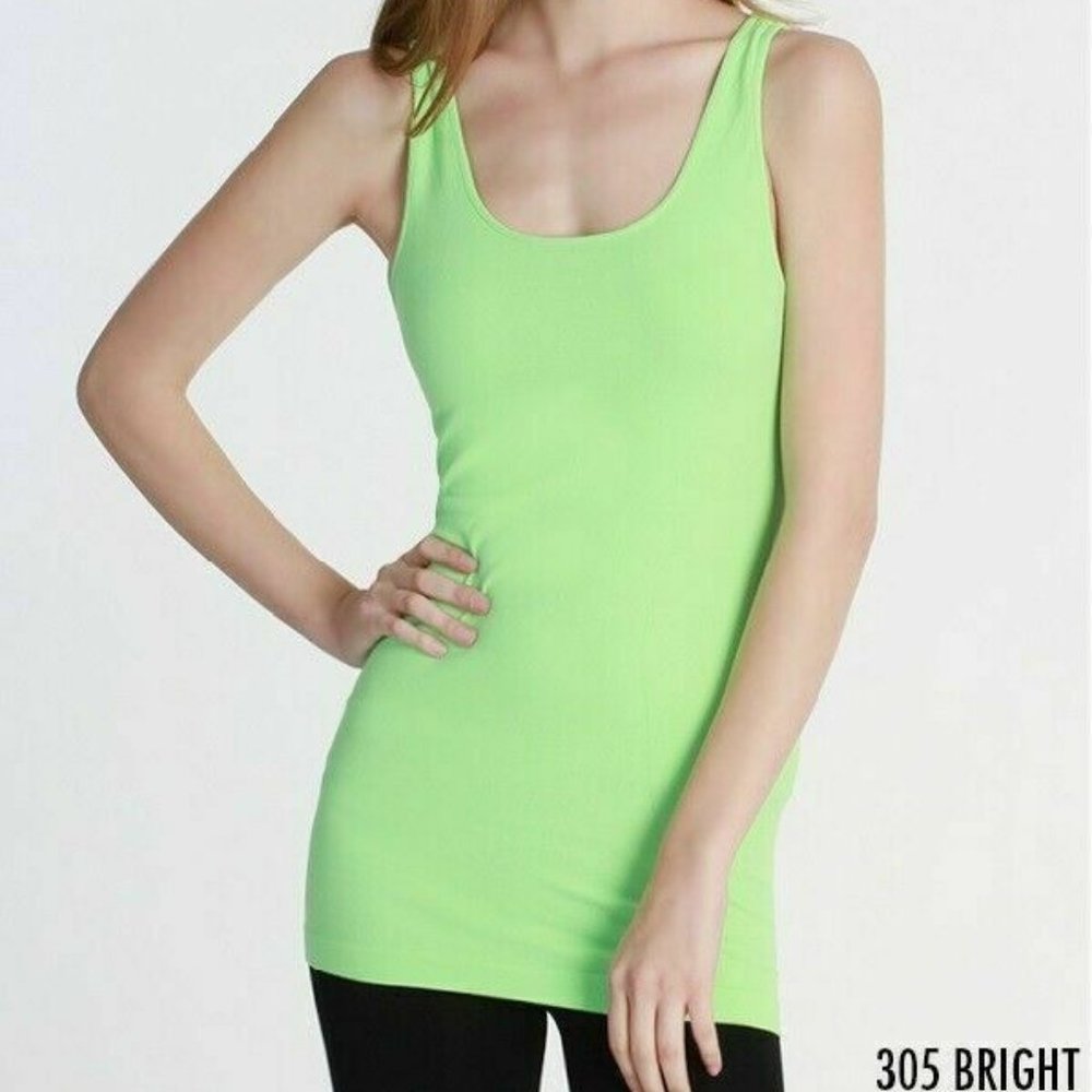 New Bright Mint Seamless Wide Strap Ultra Soft Top